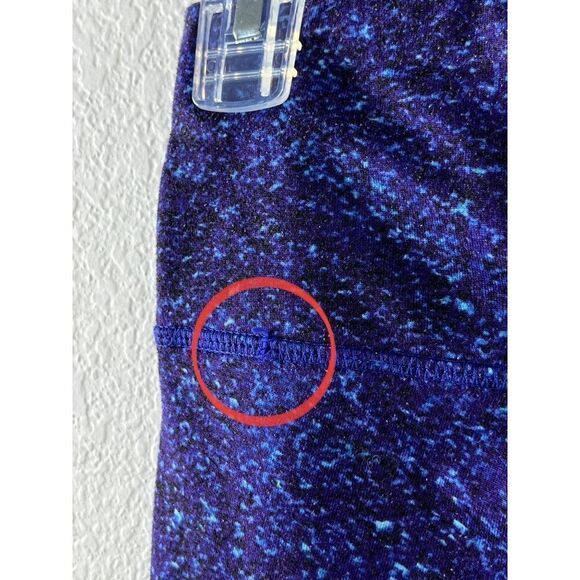 Athleta Ombre Galaxy Print Superluxe Tight Full Length Leggings Small Multicolor - Picture 3 of 16